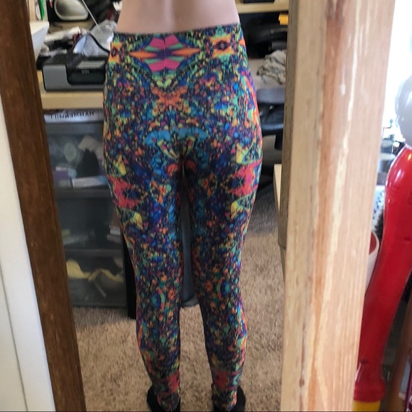 Psychedelic legging pant fractal rave festival Edc - Picture 6 of 8